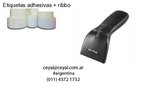 Etiquetas adhesivas   ribbo