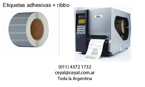 Etiquetas adhesivas ribbo