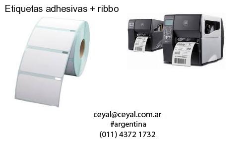 Etiquetas adhesivas   ribbo