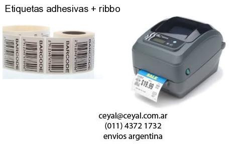 Etiquetas adhesivas ribbo