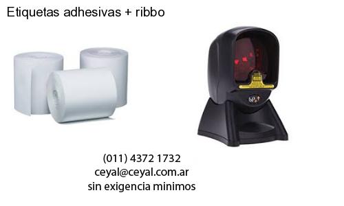 Etiquetas adhesivas ribbo