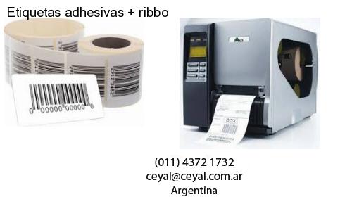 Etiquetas adhesivas ribbo