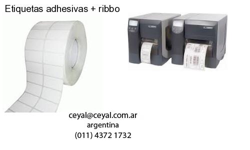 Etiquetas adhesivas   ribbo