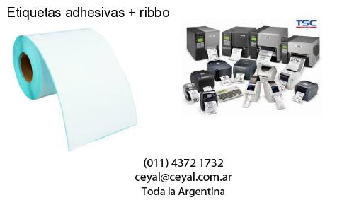 Etiquetas adhesivas   ribbo