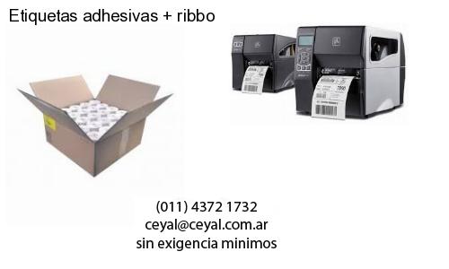 Etiquetas adhesivas ribbo