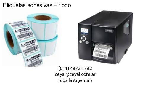 Etiquetas adhesivas   ribbo