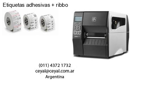 Etiquetas adhesivas   ribbo