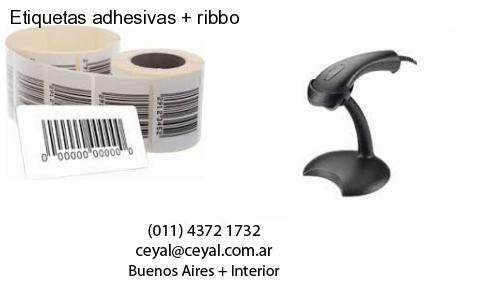 Etiquetas adhesivas   ribbo