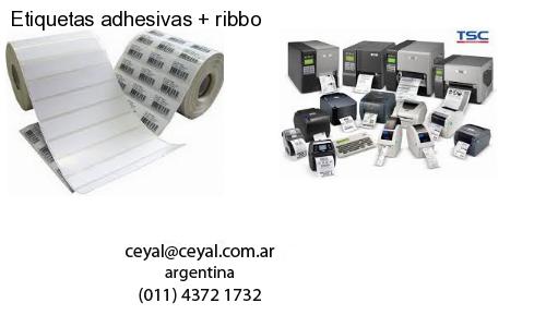 Etiquetas adhesivas   ribbo