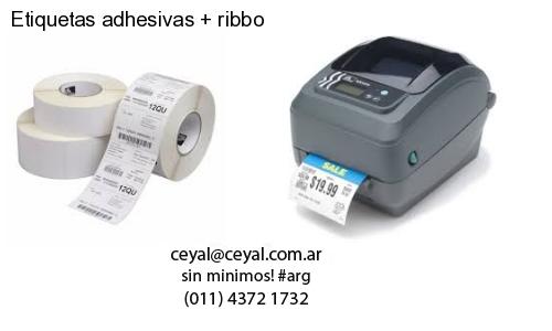 Etiquetas adhesivas   ribbo