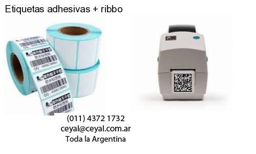 Etiquetas adhesivas   ribbo