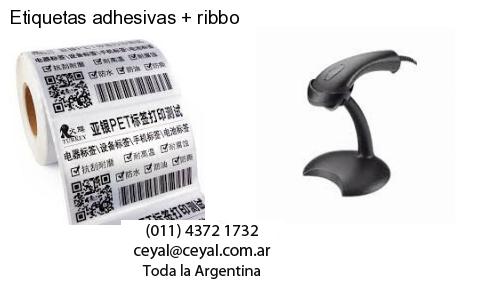 Etiquetas adhesivas   ribbo