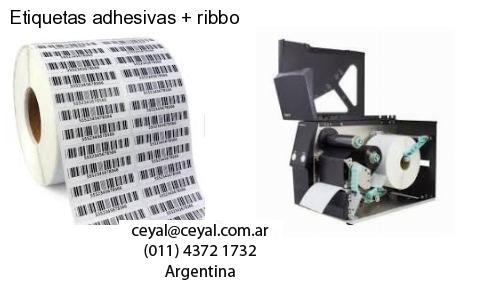 Etiquetas adhesivas   ribbo