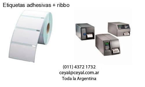 Etiquetas adhesivas   ribbo