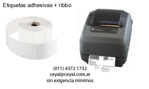 Etiquetas adhesivas ribbo