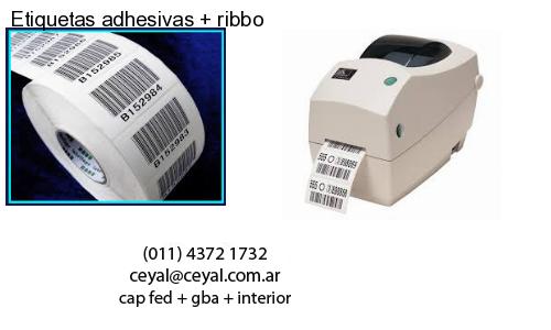 Etiquetas adhesivas ribbo
