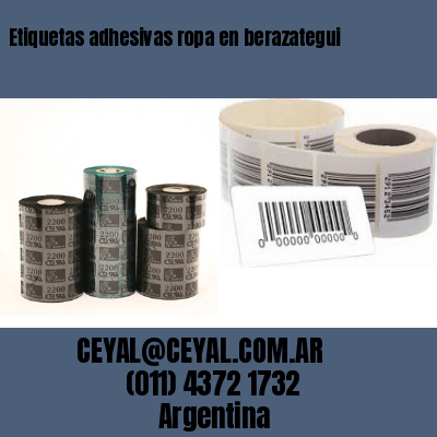 Etiquetas adhesivas ropa en berazategui