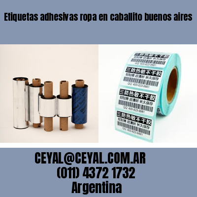 Etiquetas adhesivas ropa en caballito buenos aires