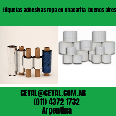 Etiquetas adhesivas ropa en chacarita  buenos aires