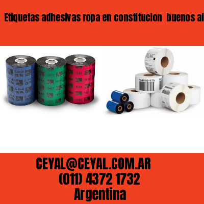 Etiquetas adhesivas ropa en constitucion  buenos aires