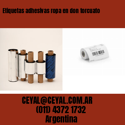 Etiquetas adhesivas ropa en don torcuato