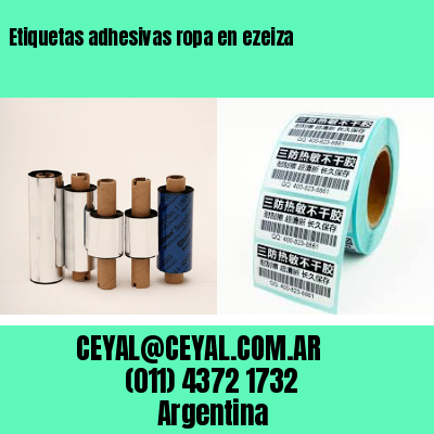 Etiquetas adhesivas ropa en ezeiza