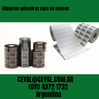 Etiquetas adhesivas ropa en hudson