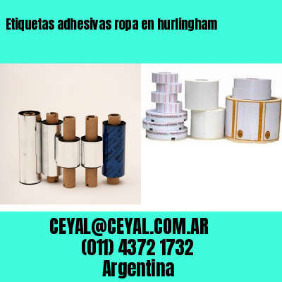 Etiquetas adhesivas ropa en hurlingham