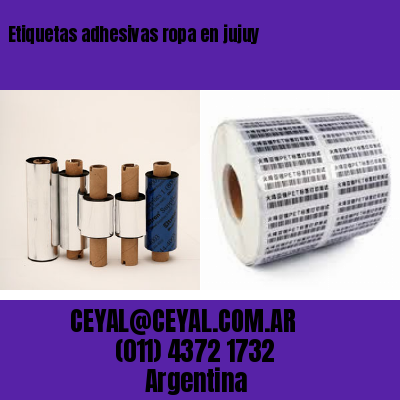 Etiquetas adhesivas ropa en jujuy