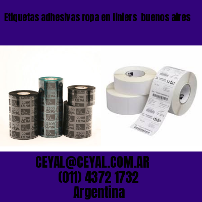 Etiquetas adhesivas ropa en liniers  buenos aires
