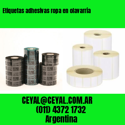 Etiquetas adhesivas ropa en olavarría