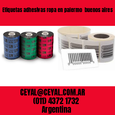 Etiquetas adhesivas ropa en palermo  buenos aires