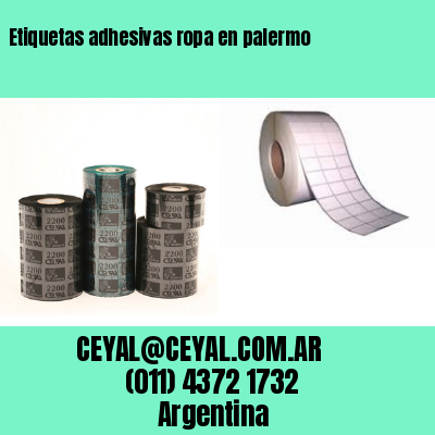 Etiquetas adhesivas ropa en palermo
