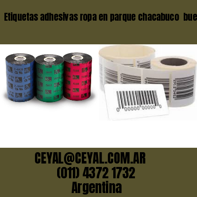 Etiquetas adhesivas ropa en parque chacabuco  buenos aires