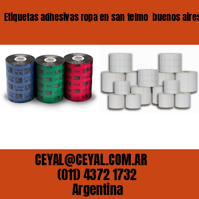 Etiquetas adhesivas ropa en san telmo  buenos aires