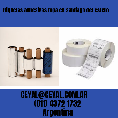 Etiquetas adhesivas ropa en santiago del estero