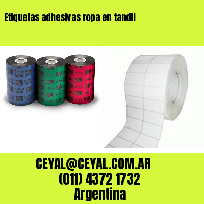 Etiquetas adhesivas ropa en tandil