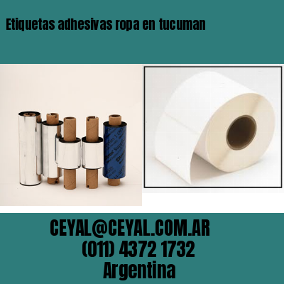 Etiquetas adhesivas ropa en tucuman