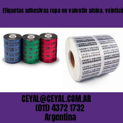 Etiquetas adhesivas ropa en valentin alsina. veinticinco de mayo