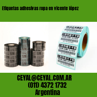 Etiquetas adhesivas ropa en vicente lópez
