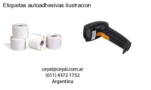 Etiquetas autoadhesivas ilustracion