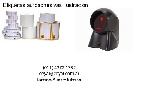 Etiquetas autoadhesivas ilustracion
