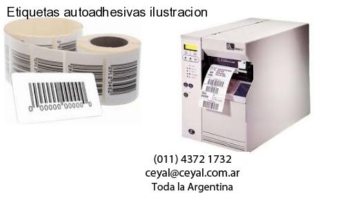 Etiquetas autoadhesivas ilustracion