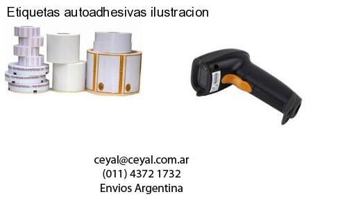 Etiquetas autoadhesivas ilustracion