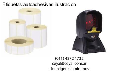Etiquetas autoadhesivas ilustracion