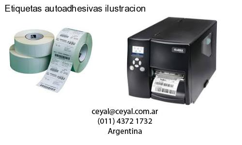 Etiquetas autoadhesivas ilustracion