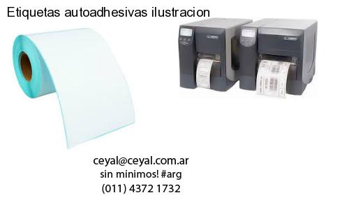 Etiquetas autoadhesivas ilustracion