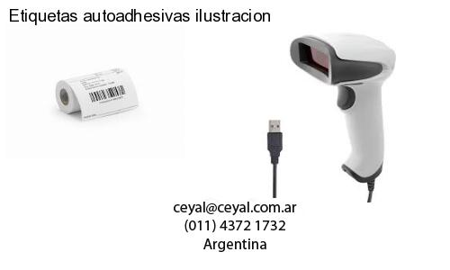 Etiquetas autoadhesivas ilustracion
