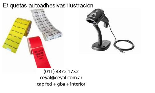 Etiquetas autoadhesivas ilustracion