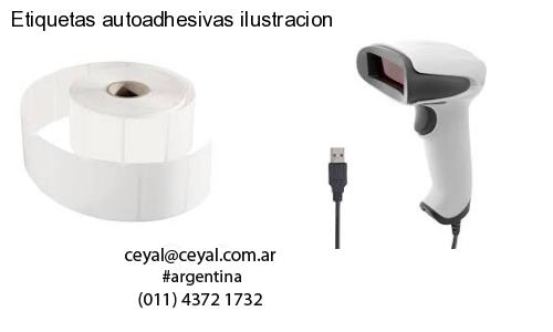 Etiquetas autoadhesivas ilustracion